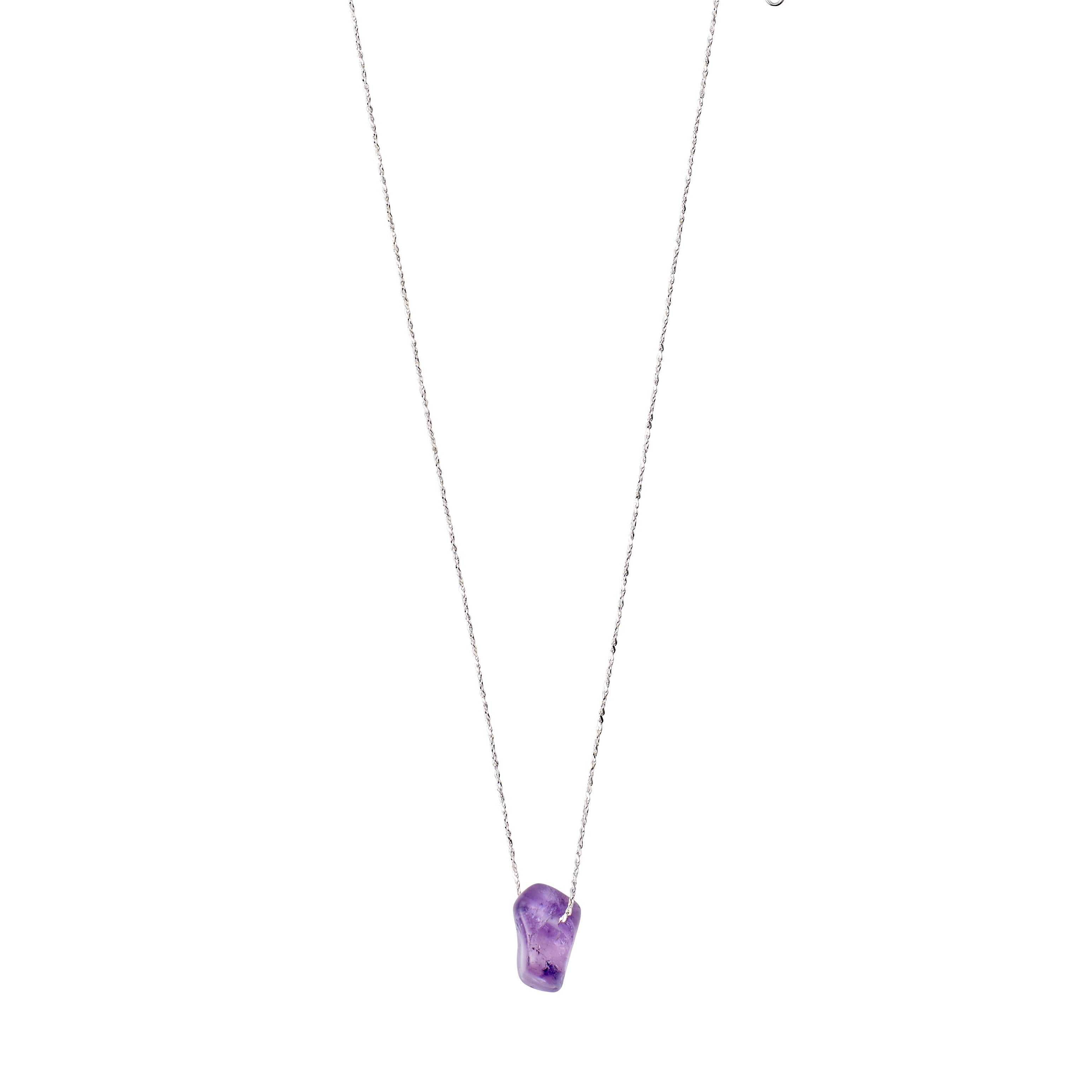 CHAKRA Amethyst necklace silver-plated