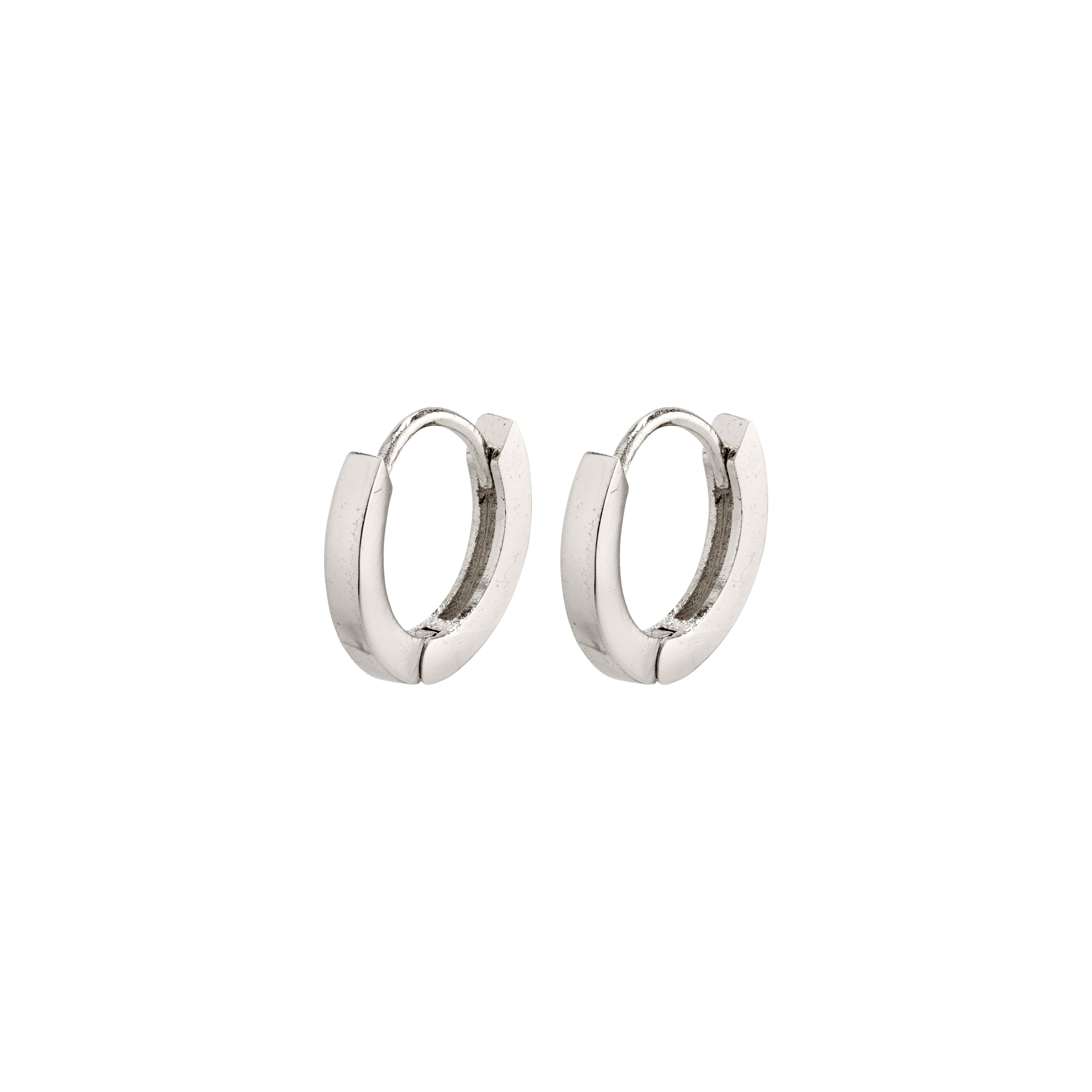 ARNELLE huggie hoop earrings silver-plated