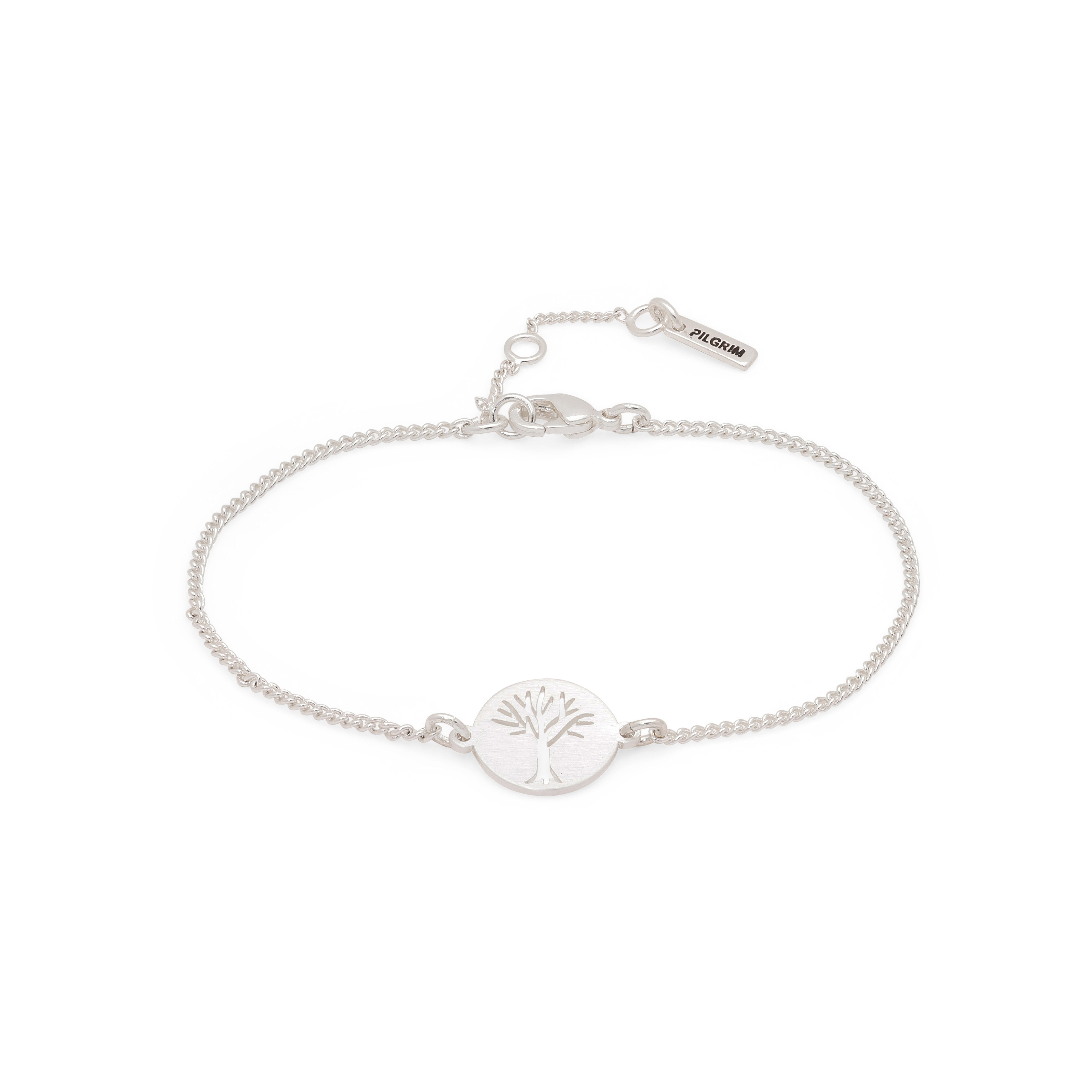 ELIN recycled coin bracelet silver-plated