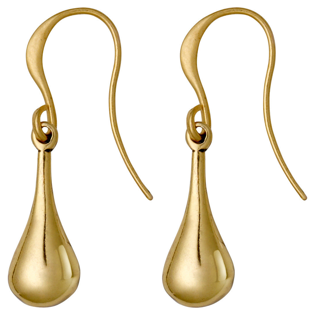 NATALIE recycled earrings gold-plated