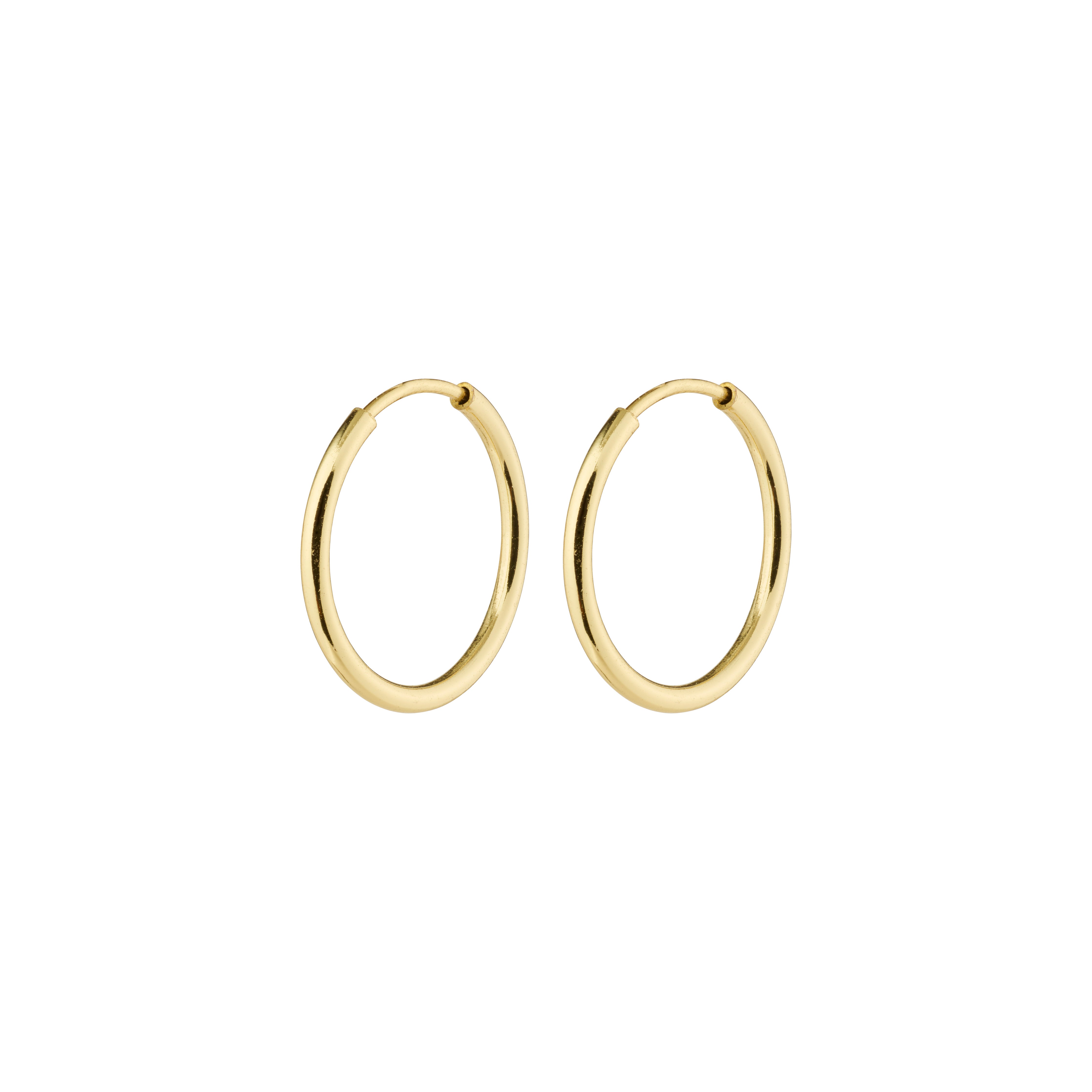 SANNE mini hoop earrings gold-plated