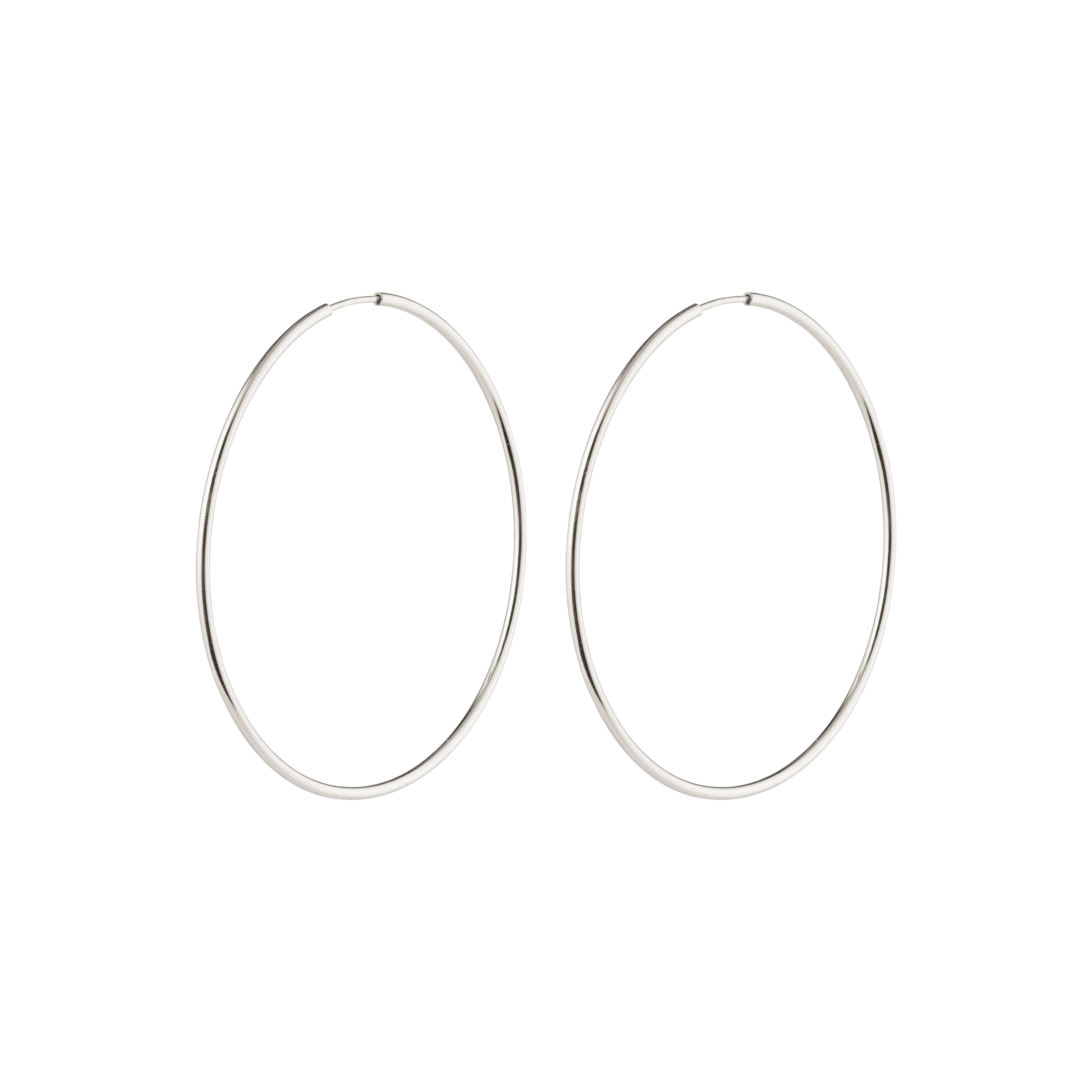SANNE large hoop earrings silver-plated