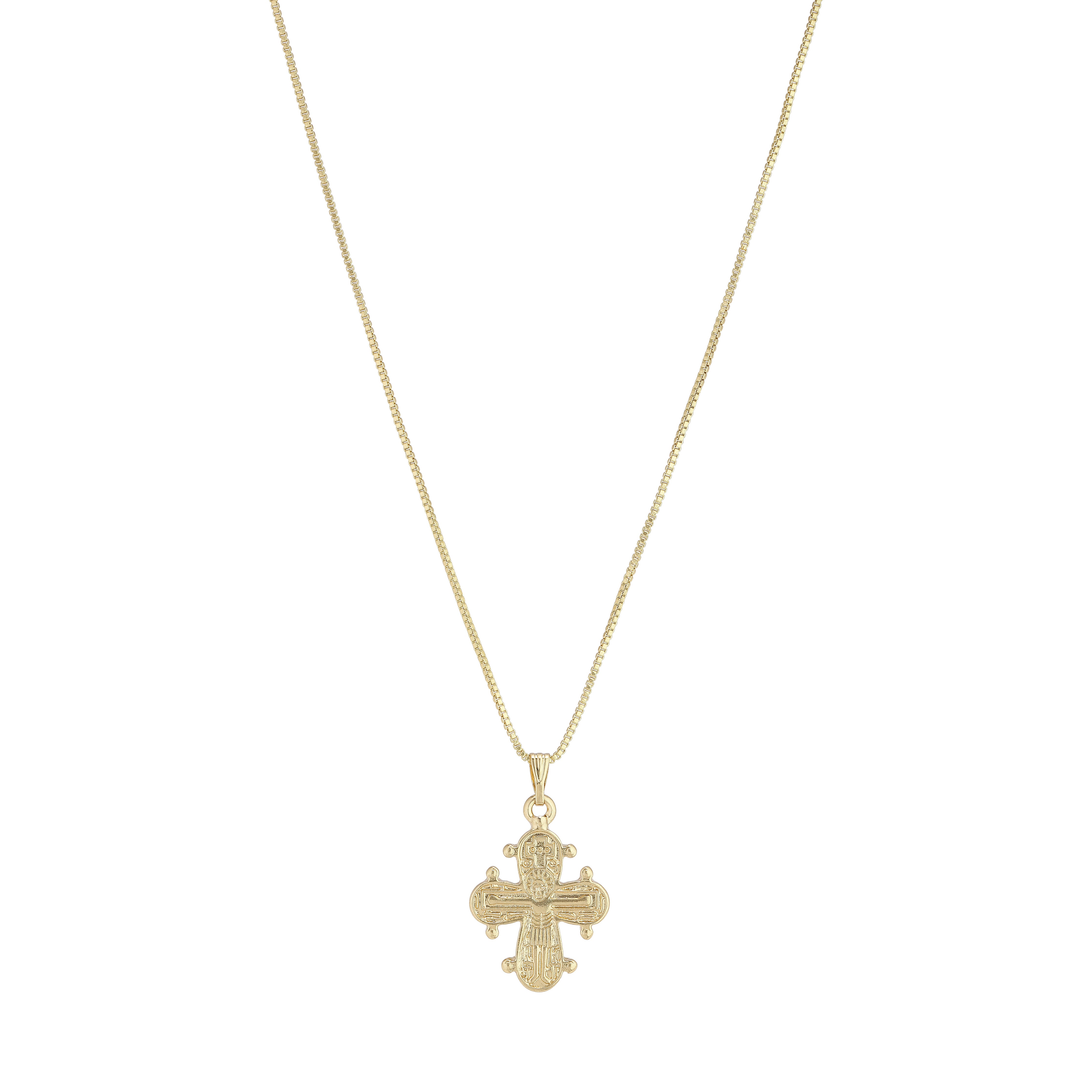 DAGMAR recycled pendant necklace gold-plated