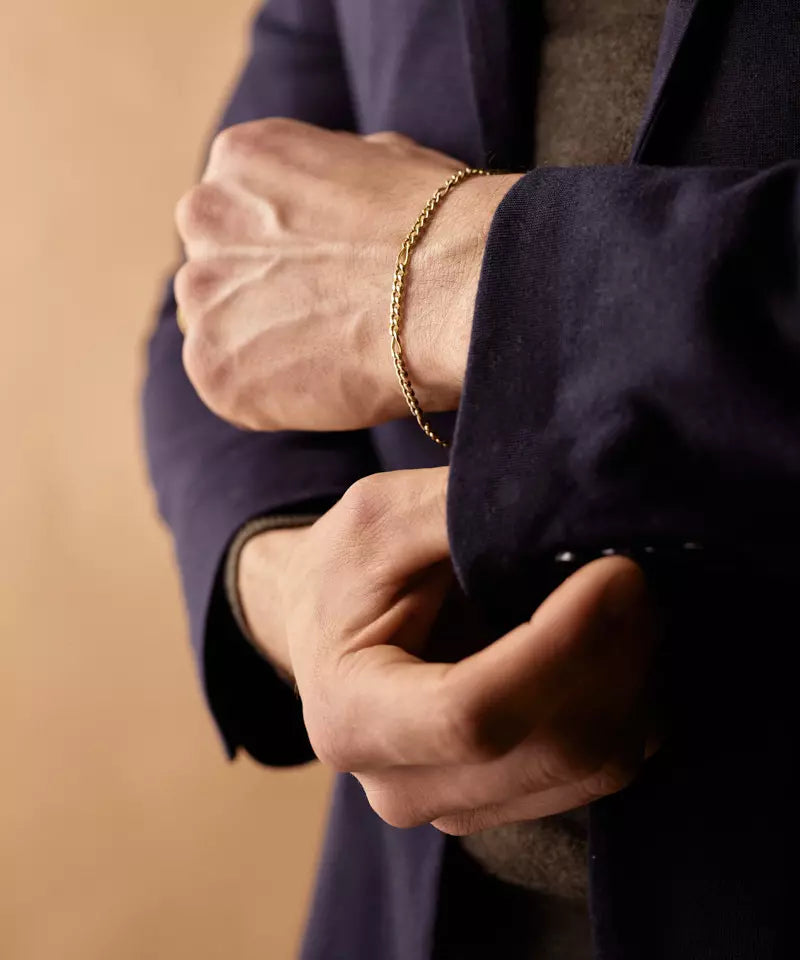 Gold Tiny Figaro Armband