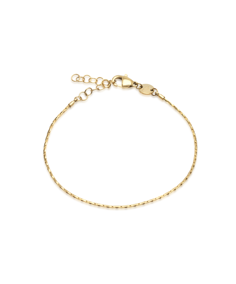 Flat Golden Chain Armband