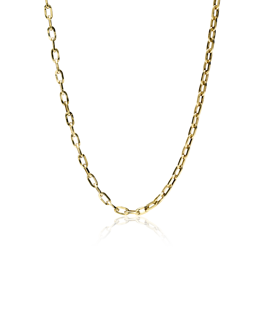 Medium Link Halsband, Golden