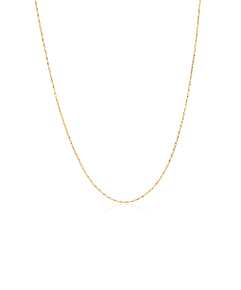 Flat chain Halsband, Golden