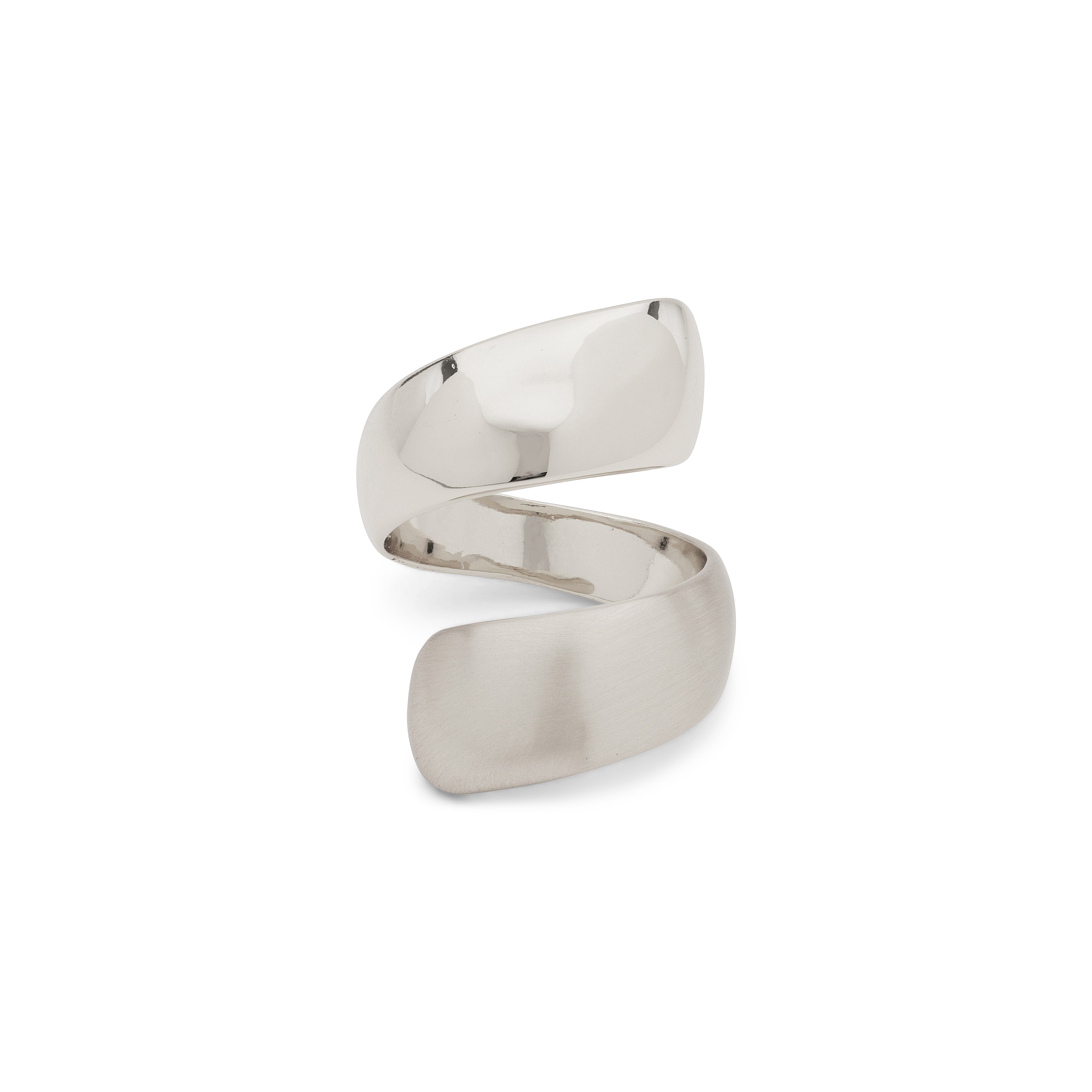 ALMA recycled ring silver-plated