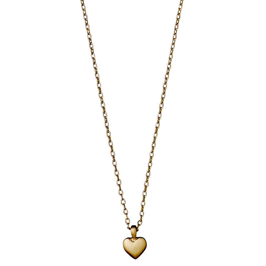SOPHIA recycled tiny heart pendant necklace gold-plated