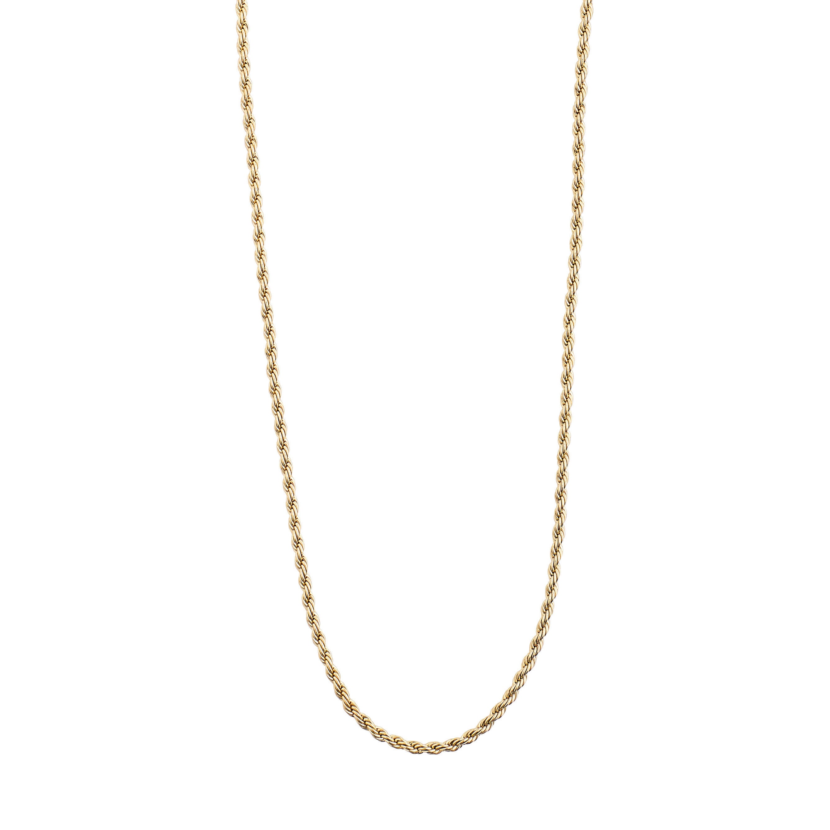 PAM recycled robe chain necklace gold-plated